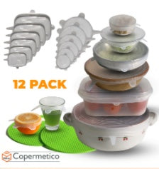 6-piece Reusable Silicone Custom Stretch Food Cover