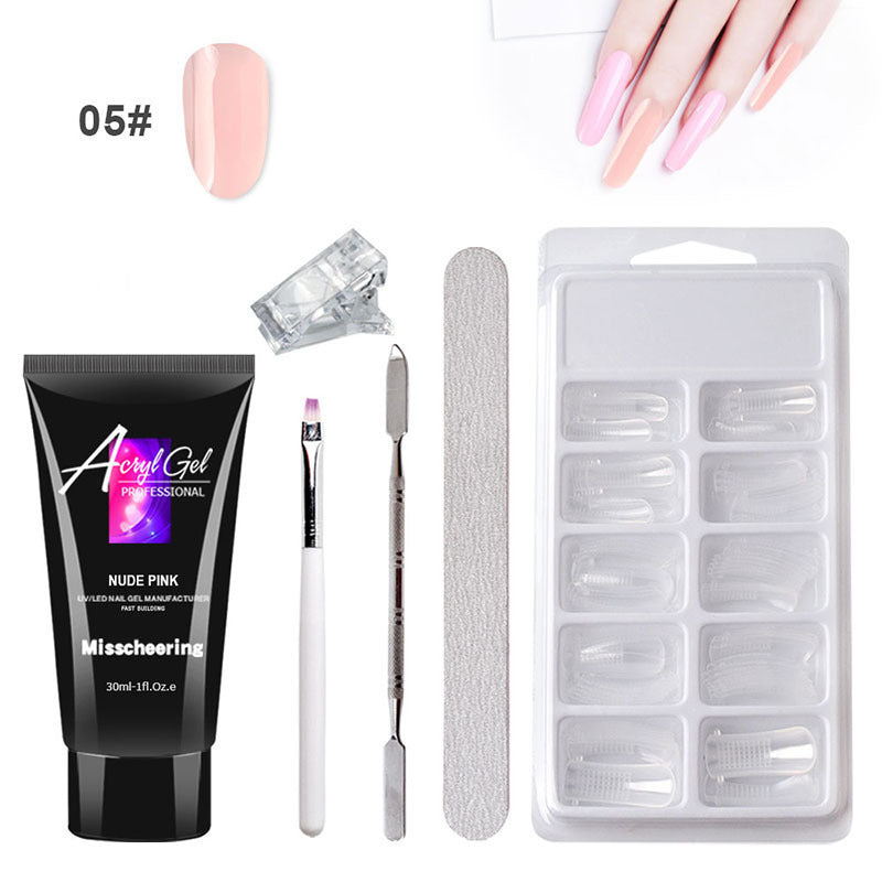 Easy Nail Extension Gel Nail Art Quick Model Crystal Gel Set