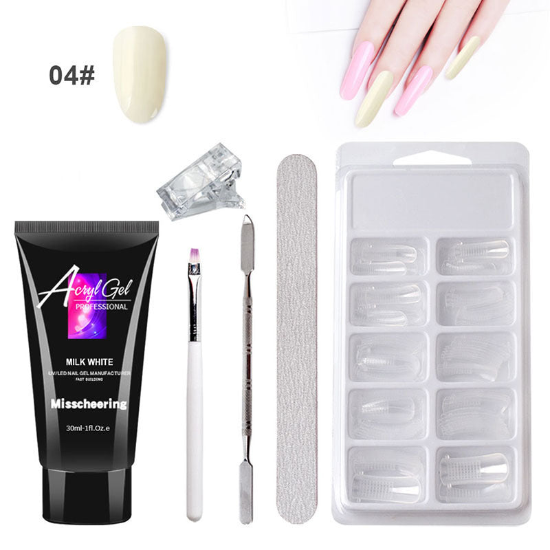 Easy Nail Extension Gel Nail Art Quick Model Crystal Gel Set