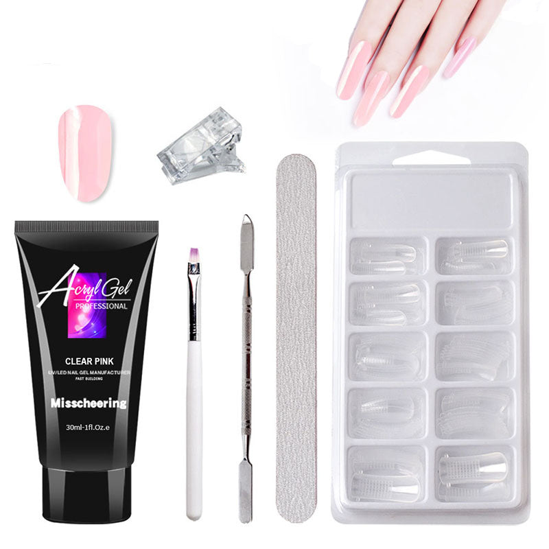 Easy Nail Extension Gel Nail Art Quick Model Crystal Gel Set