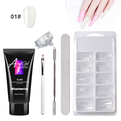 Easy Nail Extension Gel Nail Art Quick Model Crystal Gel Set