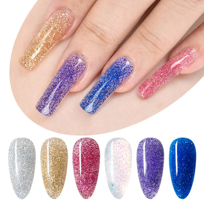 Venalisa Poly Nail Gel 15ml Bottle New Nail Manicure Funny Bunny Color Opal Jelly Gel Nail Quick Building UV/LED Gel