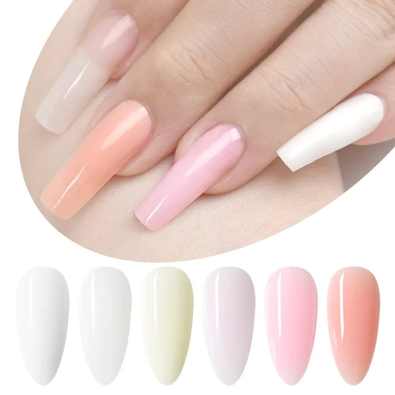 Venalisa Poly Nail Gel 15ml Bottle New Nail Manicure Funny Bunny Color Opal Jelly Gel Nail Quick Building UV/LED Gel