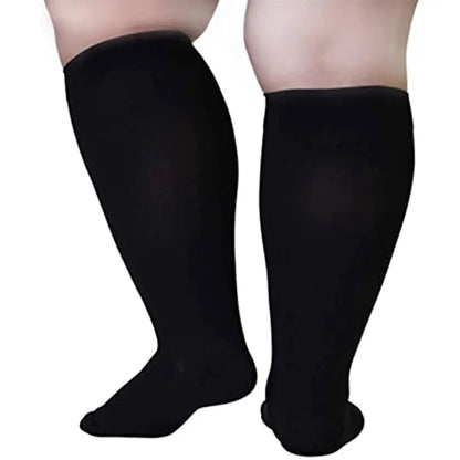 6 Pairs 5XL Compression Socks Wide Calf Women Men Support Stockings Reduces Swelling Pain Nurses Running Pregnant Travel Flight